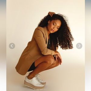 Dolce Vita Toyah platform white leather sneakers 7.5 new.NWOT